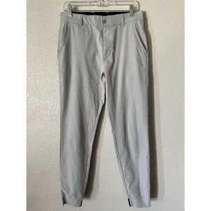Good Good Golf Pants Mens 30x30 Gray Crop Performance Stretch Waist